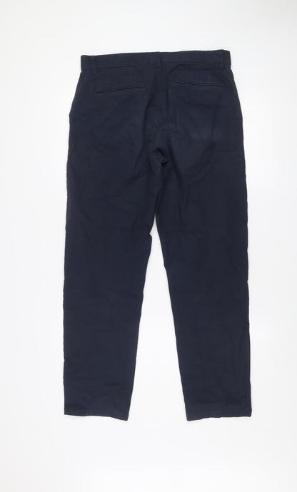 Denim Co. Men’s Blue Chino Trousers 30x30 Straight Fit