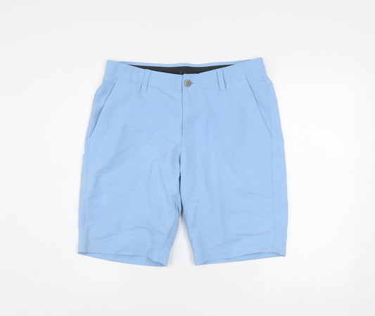 Under Armour Men's Blue HeatGear Chino Shorts Size 34 Regular Fit