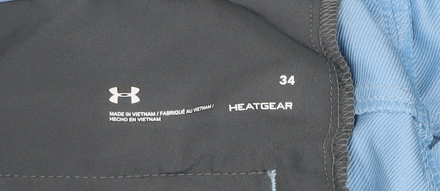 Under Armour Men's Blue HeatGear Chino Shorts Size 34 Regular Fit