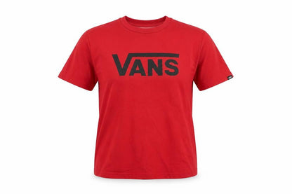 Womens UK Size S VANS Red Basic T-Shirt