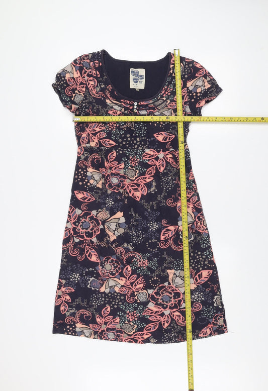 Mantaray Womens Multicoloured Floral Shift Dress Size 10