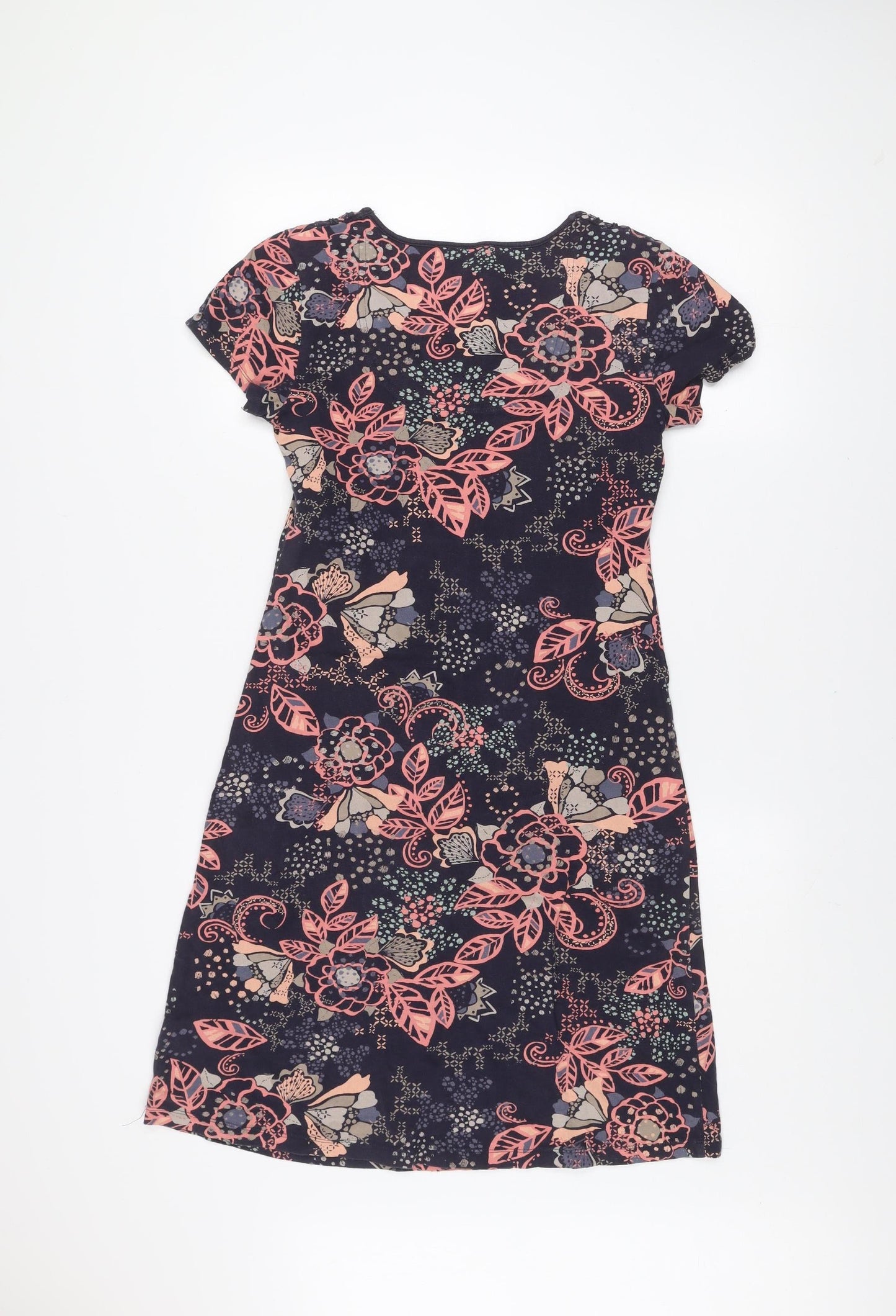 Mantaray Womens Multicoloured Floral Shift Dress Size 10