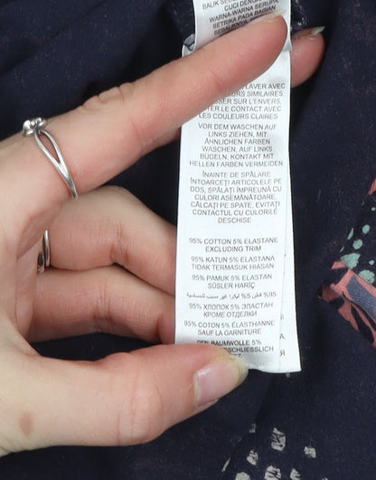 Mantaray Womens Multicoloured Floral Shift Dress Size 10