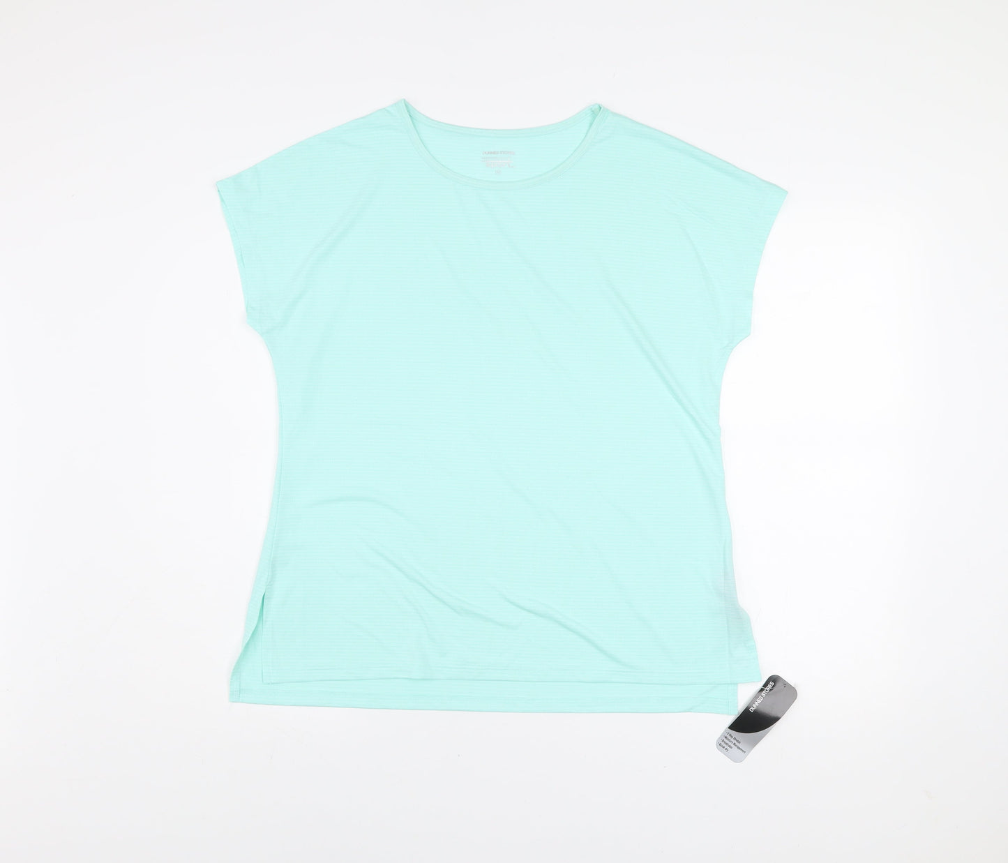 Womens UK Size M Dunnes Stores Blue Gym & Training Running & Jogging Yoga T-Shir