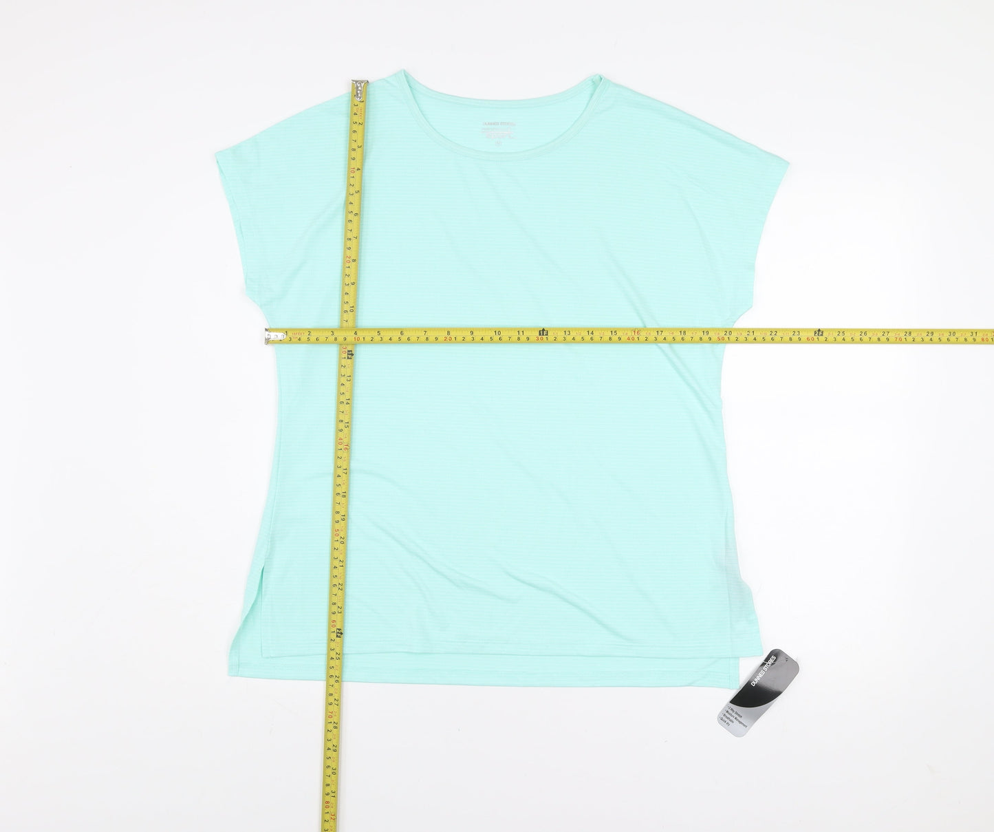 Womens UK Size M Dunnes Stores Blue Gym & Training Running & Jogging Yoga T-Shir