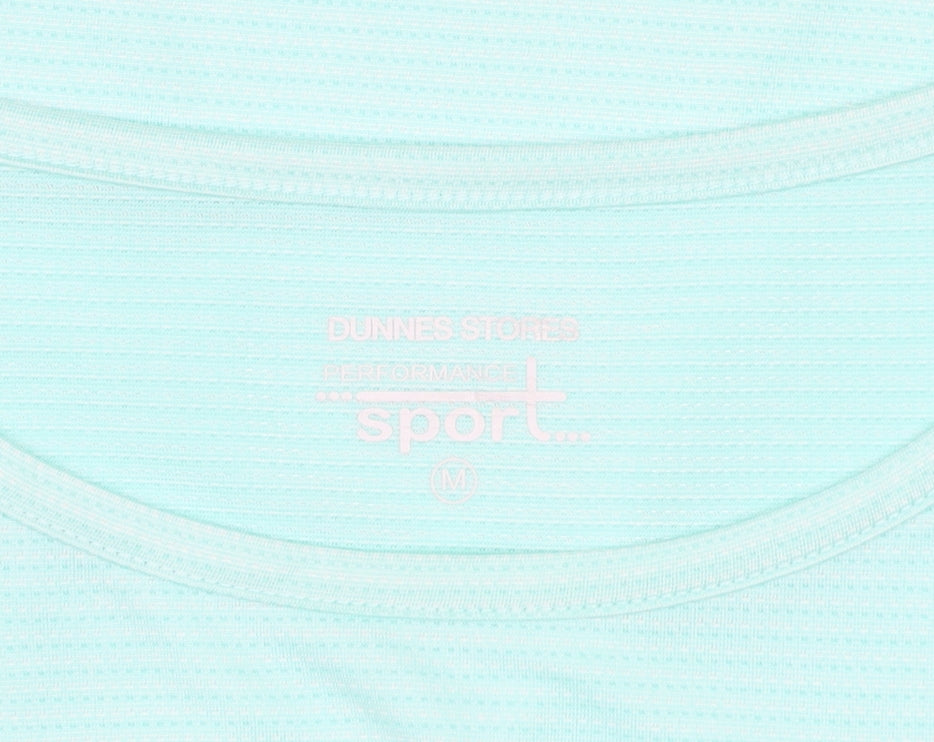 Womens UK Size M Dunnes Stores Blue Gym & Training Running & Jogging Yoga T-Shir