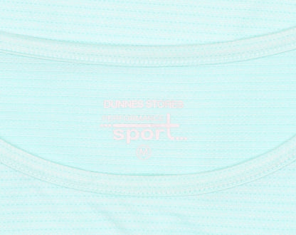 Womens UK Size M Dunnes Stores Blue Gym & Training Running & Jogging Yoga T-Shir
