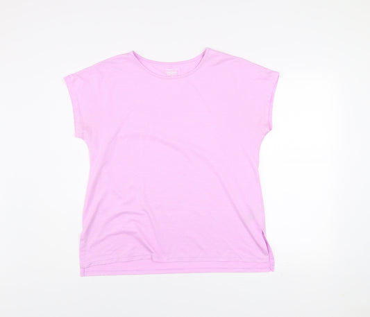 Womens UK Size M Dunnes Stores Pink Gym & TrainingRunning & JoggingYoga T-Shirt