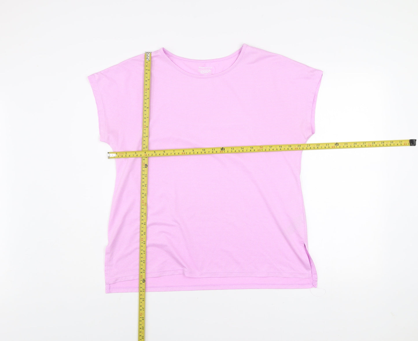 Womens UK Size M Dunnes Stores Pink Gym & TrainingRunning & JoggingYoga T-Shirt