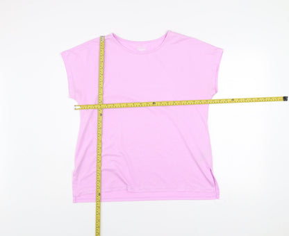 Womens UK Size M Dunnes Stores Pink Gym & TrainingRunning & JoggingYoga T-Shirt
