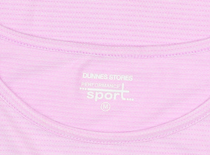 Womens UK Size M Dunnes Stores Pink Gym & TrainingRunning & JoggingYoga T-Shirt
