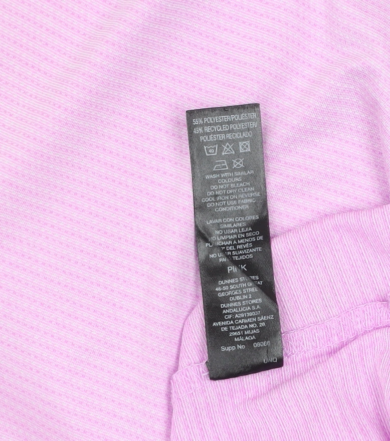 Womens UK Size M Dunnes Stores Pink Gym & TrainingRunning & JoggingYoga T-Shirt