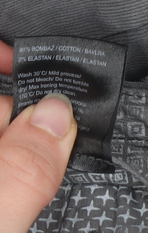 Galileo Men's Grey Slim Fit Chino Trousers Size 54 (42W)