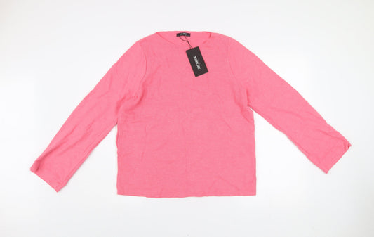 Womens UK Size S Zara Pink Pullover Jumper