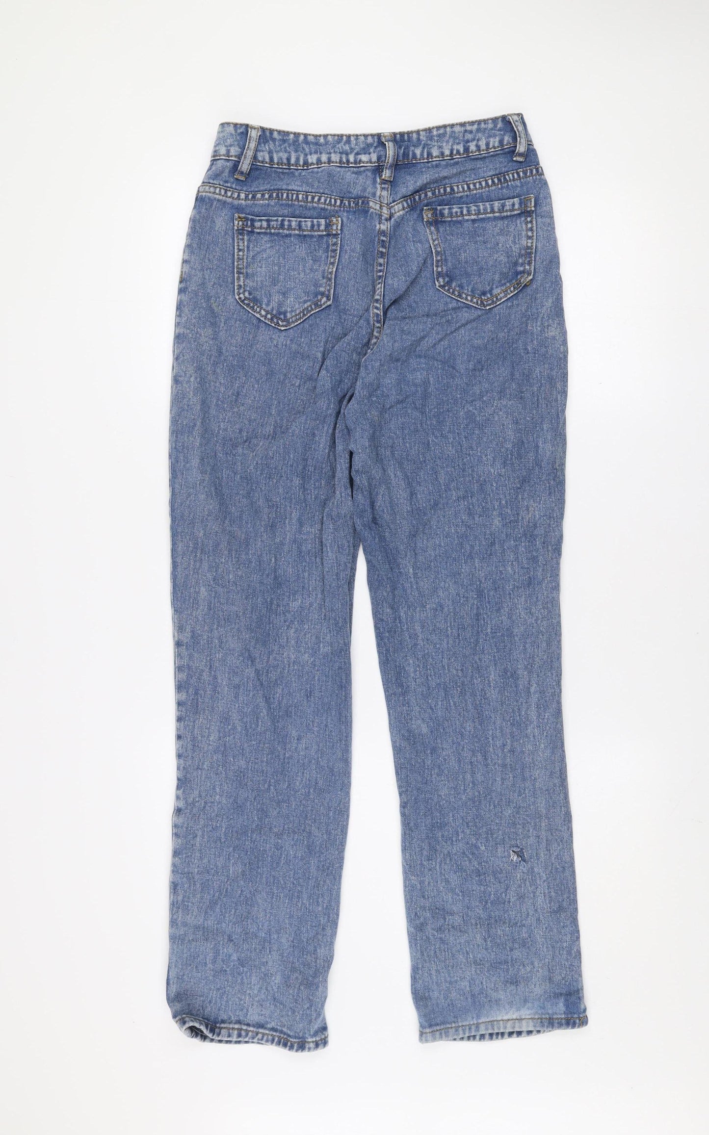 SHEIN Women’s Blue High Rise Straight Denim Jeans Size S