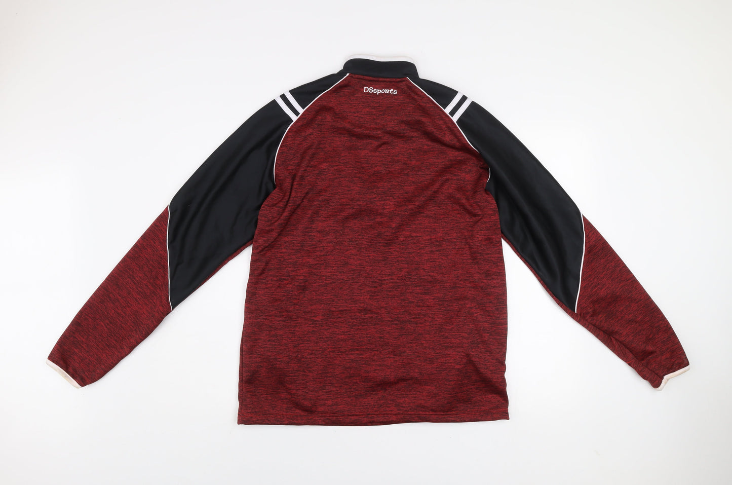 Mens UK Size M DSsports Red 1/4 Zip Sweatshirt