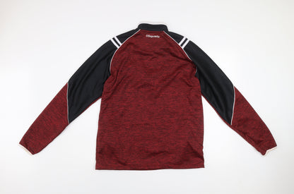 Mens UK Size M DSsports Red 1/4 Zip Sweatshirt