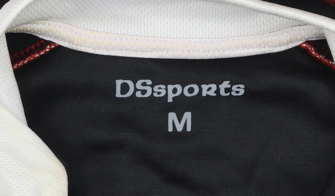 Mens UK Size M DSsports Red 1/4 Zip Sweatshirt