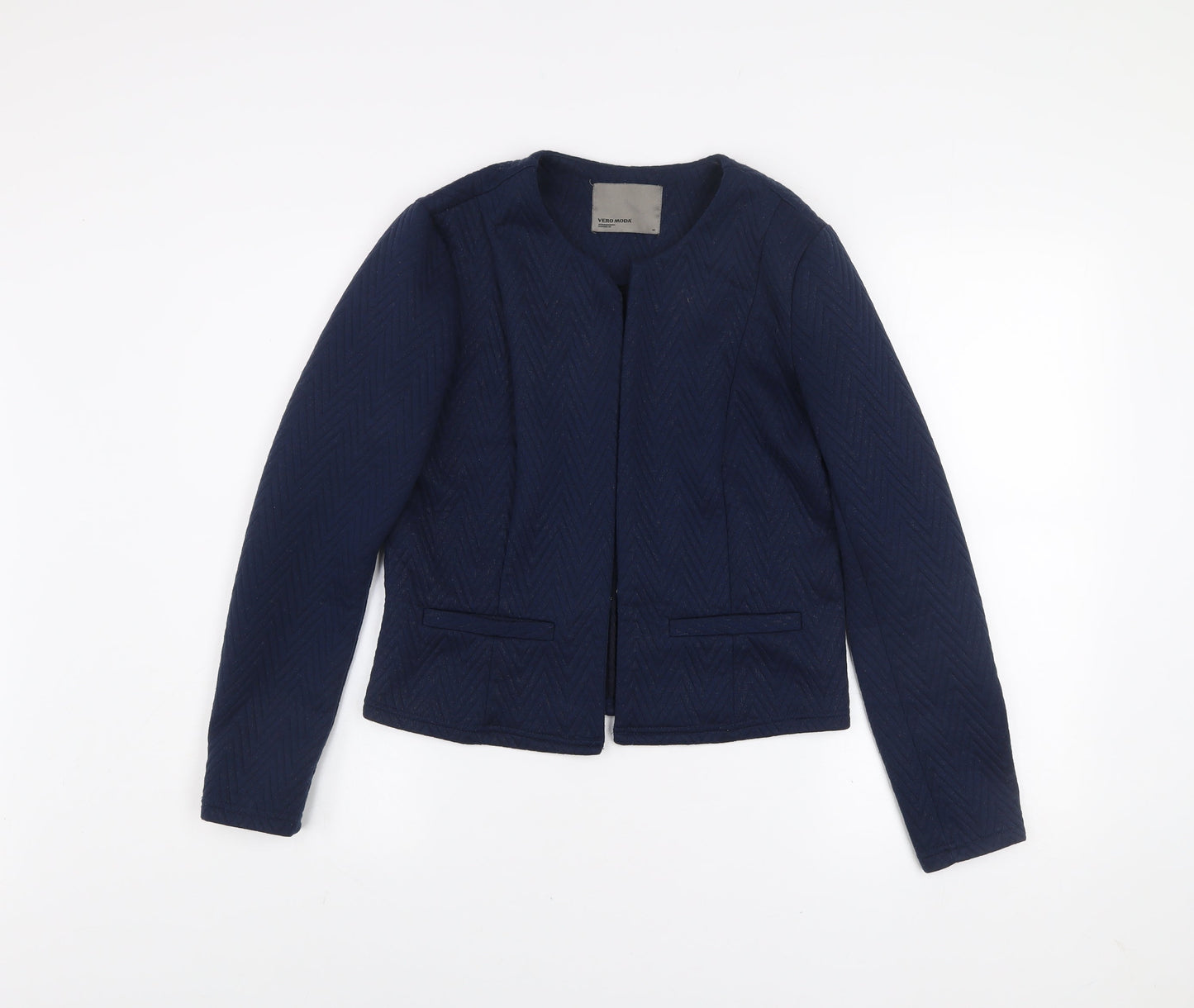 Womens UK Size 12 VERO MODA Blue Blazer
