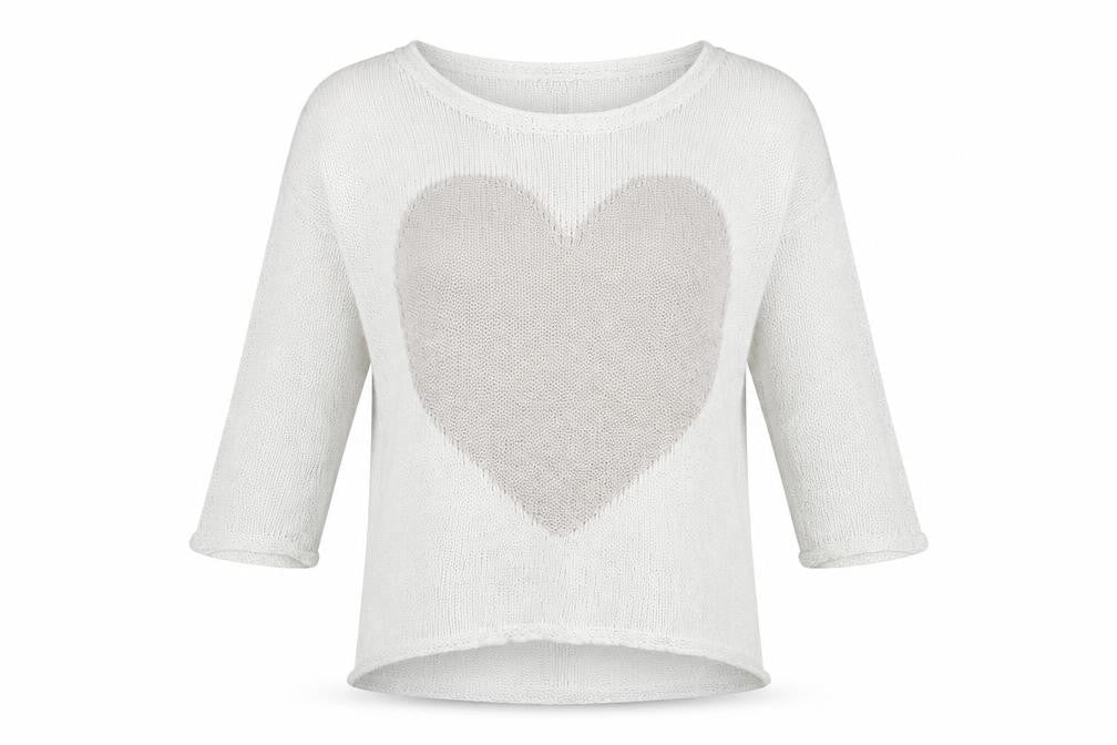 Womens UK Size 12 NEXT White Pullover Jumper
