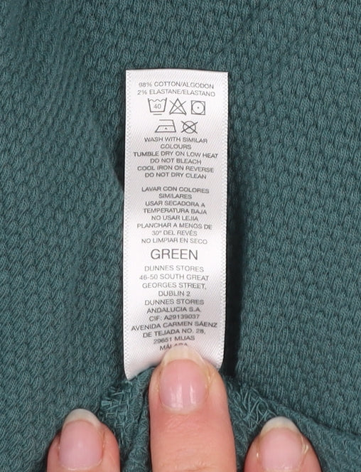 Mens UK Size L Dunnes Green  T-Shirt