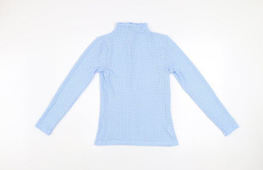 Womens UK Size 10 Savida Blue Basic Blouse