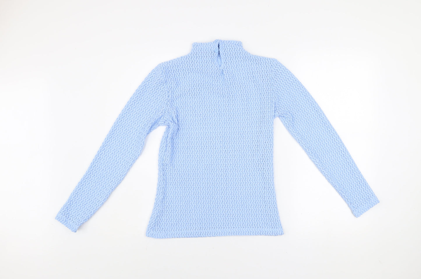 Womens UK Size 10 Savida Blue Basic Blouse