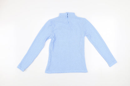 Womens UK Size 10 Savida Blue Basic Blouse