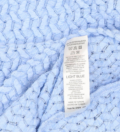 Womens UK Size 10 Savida Blue Basic Blouse