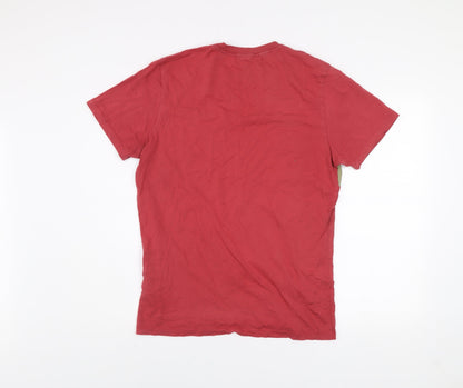 Mens UK Size M Levi's Red  T-Shirt