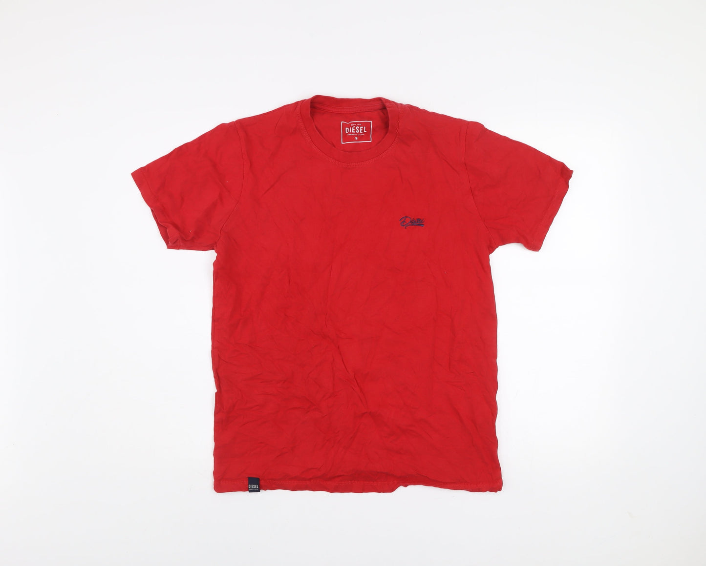 Mens UK Size M Diesel Red  T-Shirt