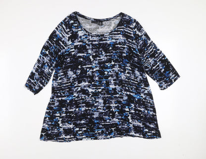 Womens UK Size 22/24 Mercer & Madison Multicoloured Basic T-Shirt