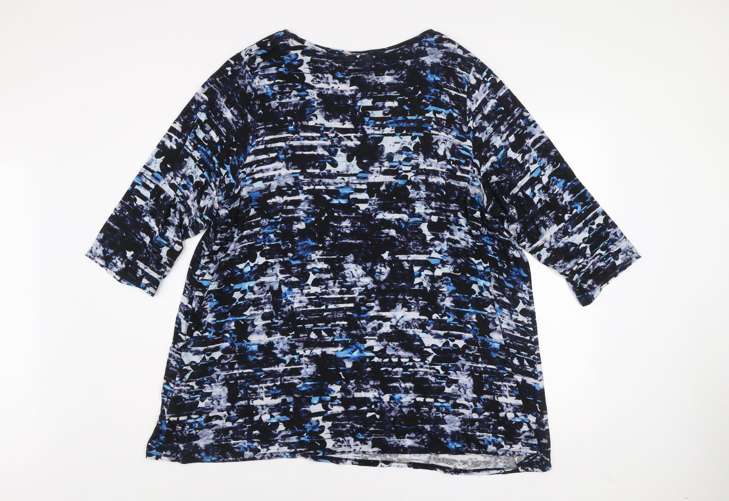 Womens UK Size 22/24 Mercer & Madison Multicoloured Basic T-Shirt