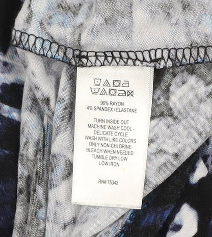 Womens UK Size 22/24 Mercer & Madison Multicoloured Basic T-Shirt