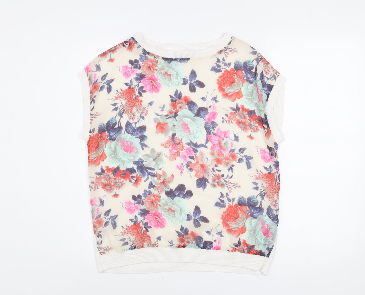 Dunnes Women’s Multicoloured Floral Sleeveless Blouse M