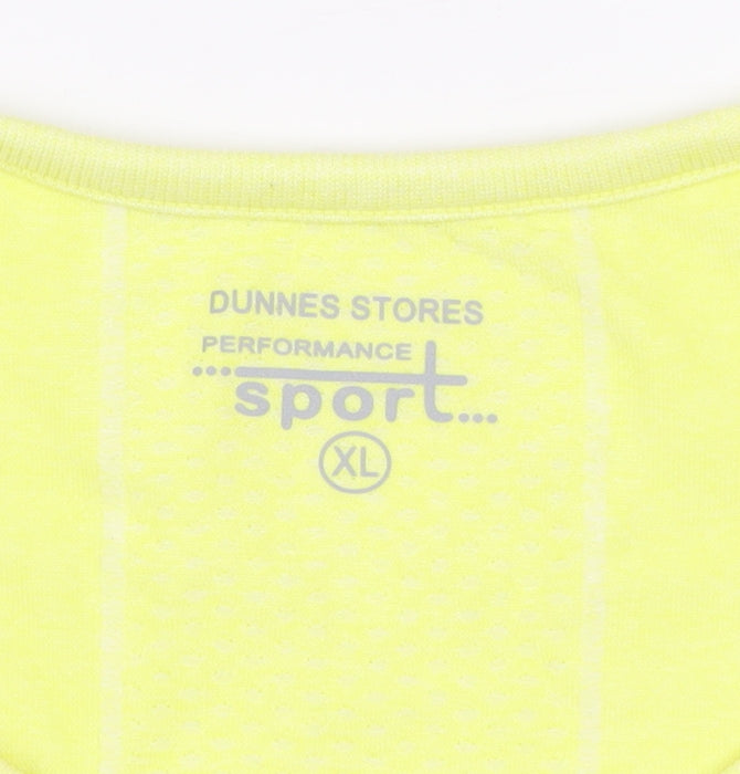 Dunnes Stores Men's Yellow Performance Sport T-Shirt XL