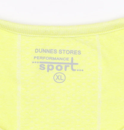 Dunnes Stores Men's Yellow Performance Sport T-Shirt XL