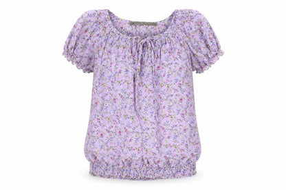 Womens UK Size XS Zara Basic Purple Tunic Blouse