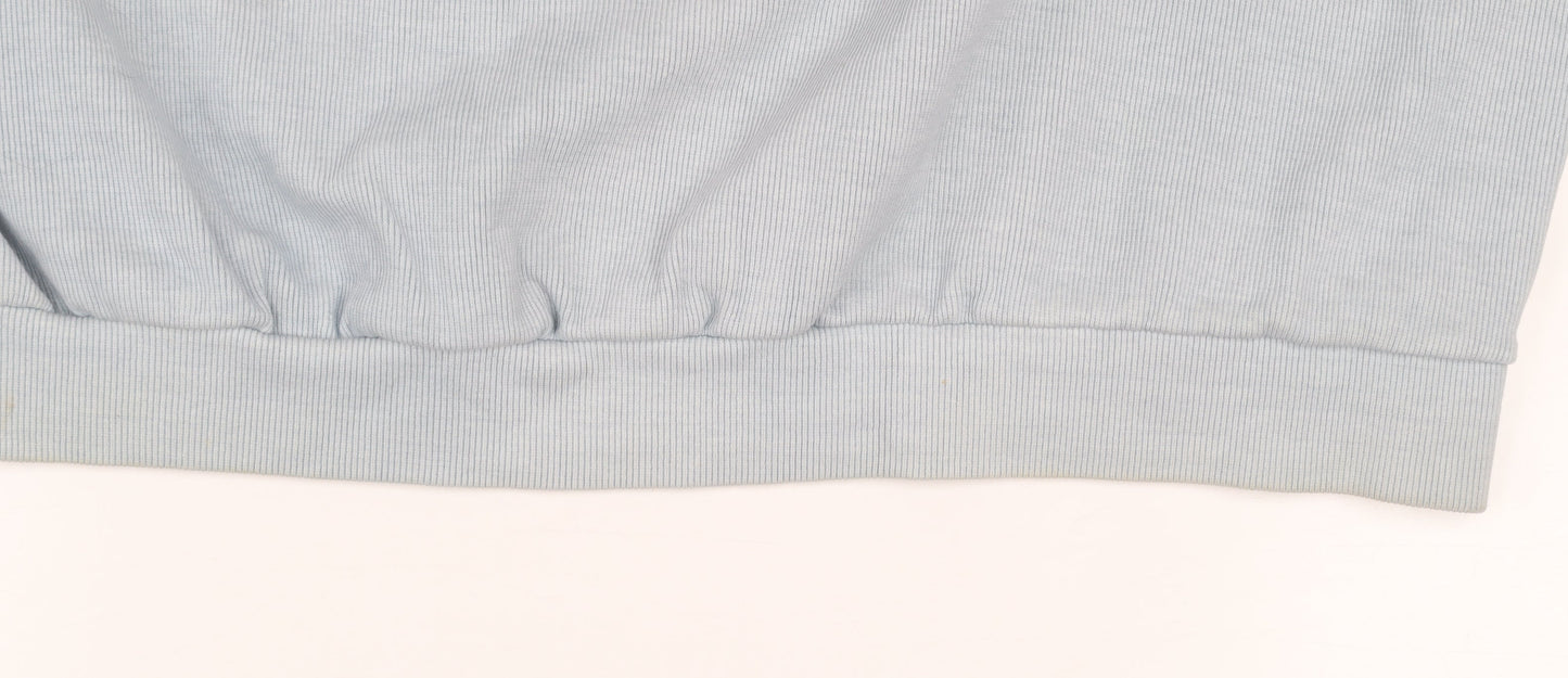 Mens UK Size L boohooMAN Blue Pullover Sweatshirt