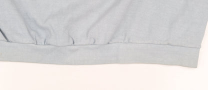 Mens UK Size L boohooMAN Blue Pullover Sweatshirt