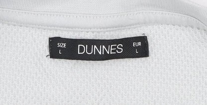 Mens UK Size L Dunnes Grey  T-Shirt