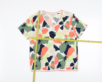 Womens UK Size L Vila Joy Multicoloured Basic T-Shirt