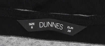 Womens UK Size 8 Dunnes Grey Pullover Jumper