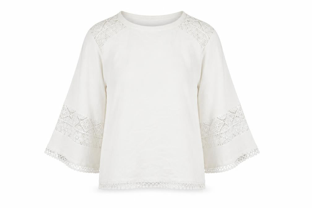Womens UK Size 10 Dunnes White Pullover Jumper