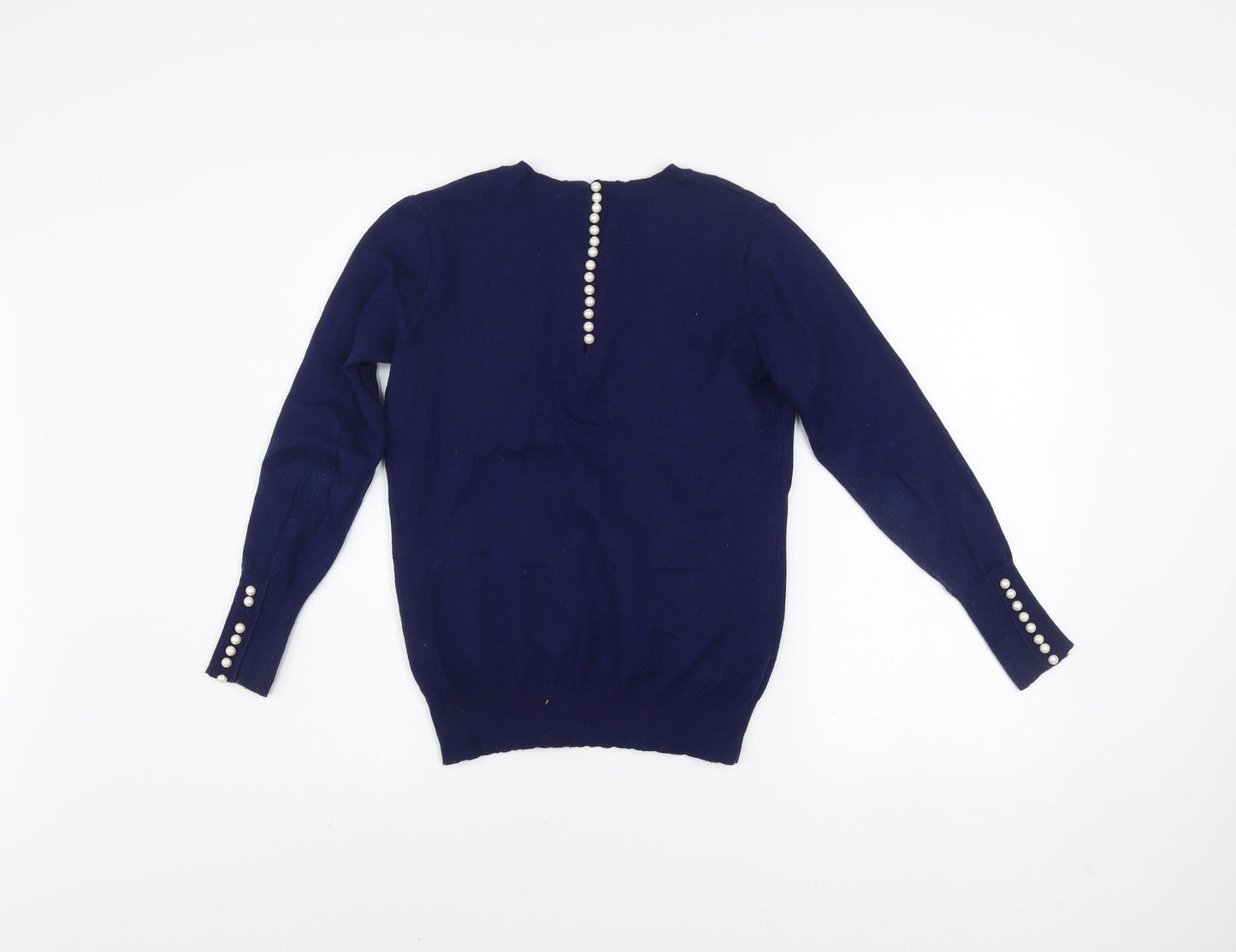 Womens UK Size 10 Savida Blue Pullover Jumper