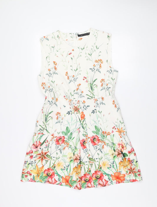 Womens UK Size 14 Zara Woman A-Line Dress