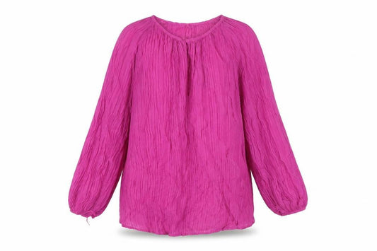 Womens UK Size M Gallery Purple Tunic Blouse