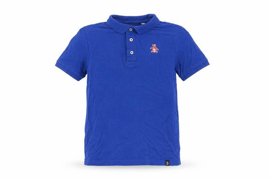 Boys UK Size 7-8 Years Penguin by Munsingwear Blue Basic Polo