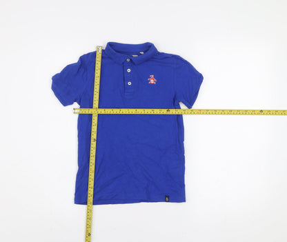 Boys UK Size 7-8 Years Penguin by Munsingwear Blue Basic Polo