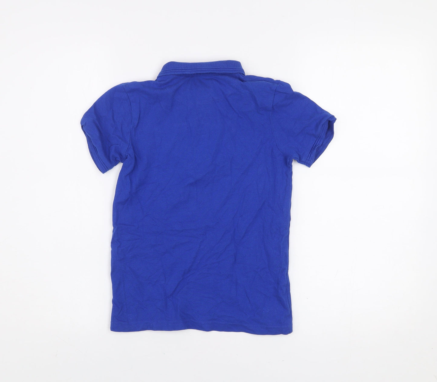 Boys UK Size 7-8 Years Penguin by Munsingwear Blue Basic Polo